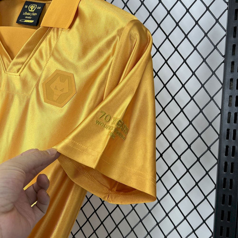 Camisa Wolverhampton Aniversário De 70 Anos 25/26 - Torcedor Masculina - Lançamento