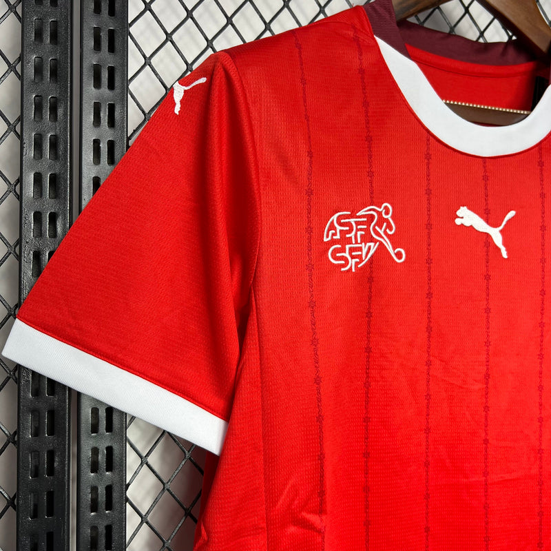 Camisa Suíça Home 24/25 - Torcedor Masculina