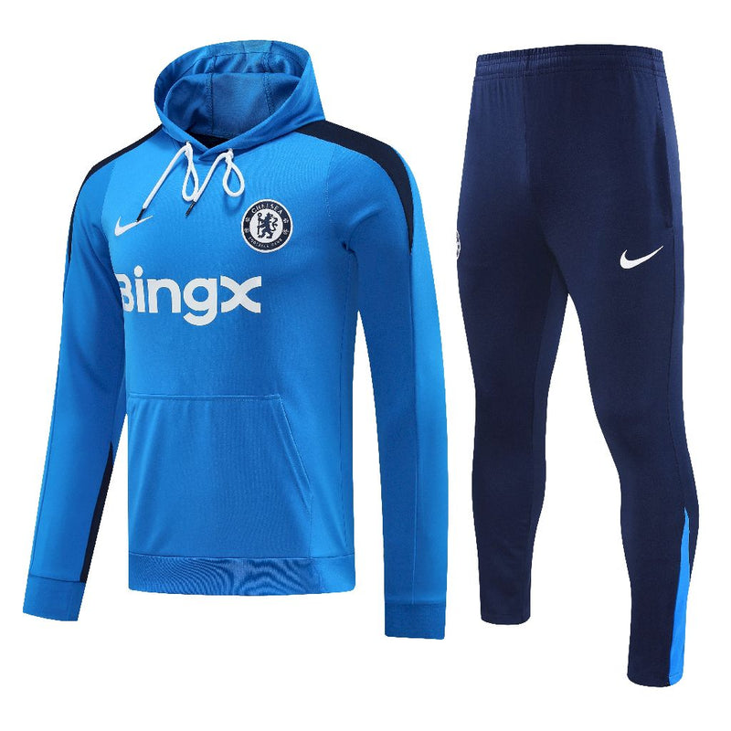 Conjunto Moleton+Calça Chelsea 24/25