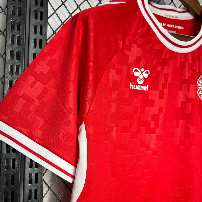 Camisa Dinamarca Home 24/25 - Torcedor Masculina