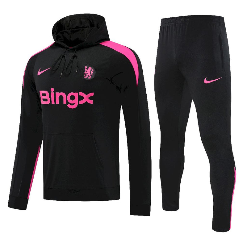 Conjunto Moleton+Calça Chelsea 24/25