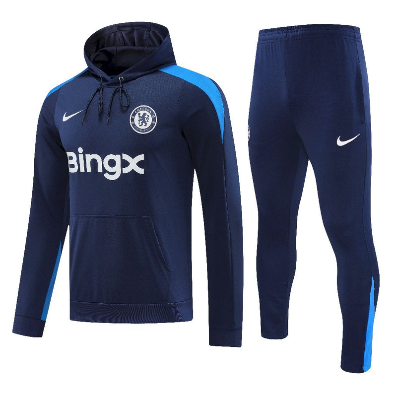 Conjunto Moleton+Calça Chelsea 24/25