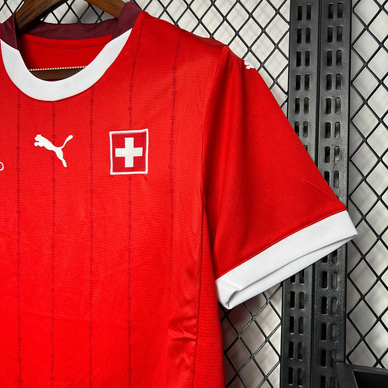 Camisa Suíça Home 24/25 - Torcedor Masculina