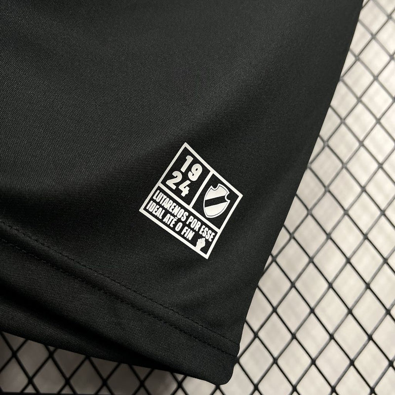 Camisa Vasco Da Gama Warm-up Black 24/25 - Kappa Torcedor Masculina