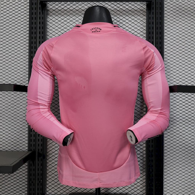 Camisa Inter Miami 25/26 - Versão Jogador Manga Comprida