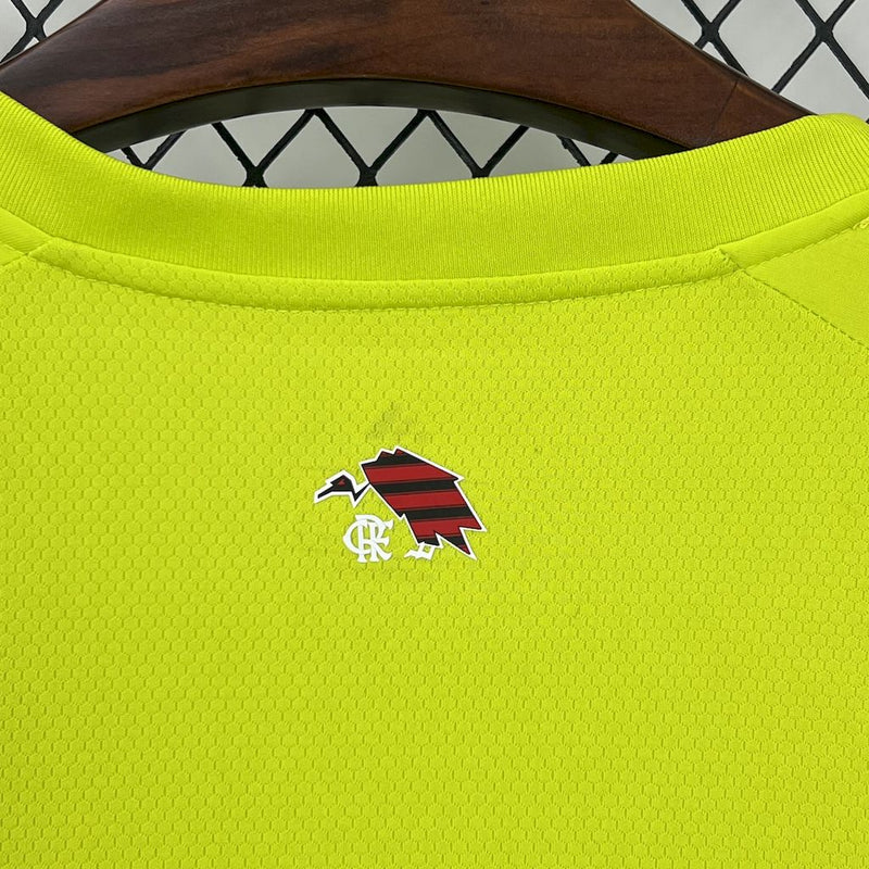 Camisa Flamengo Goleiro Amarela 25/26 - Torcedor Masculina