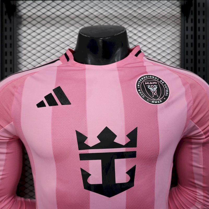 Camisa Inter Miami 25/26 - Versão Jogador Manga Comprida