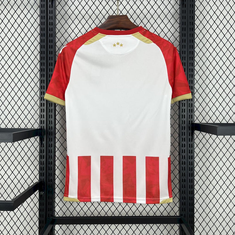 Camisa Estrela Vermelha Home 24/25 - Torcedor Masculina