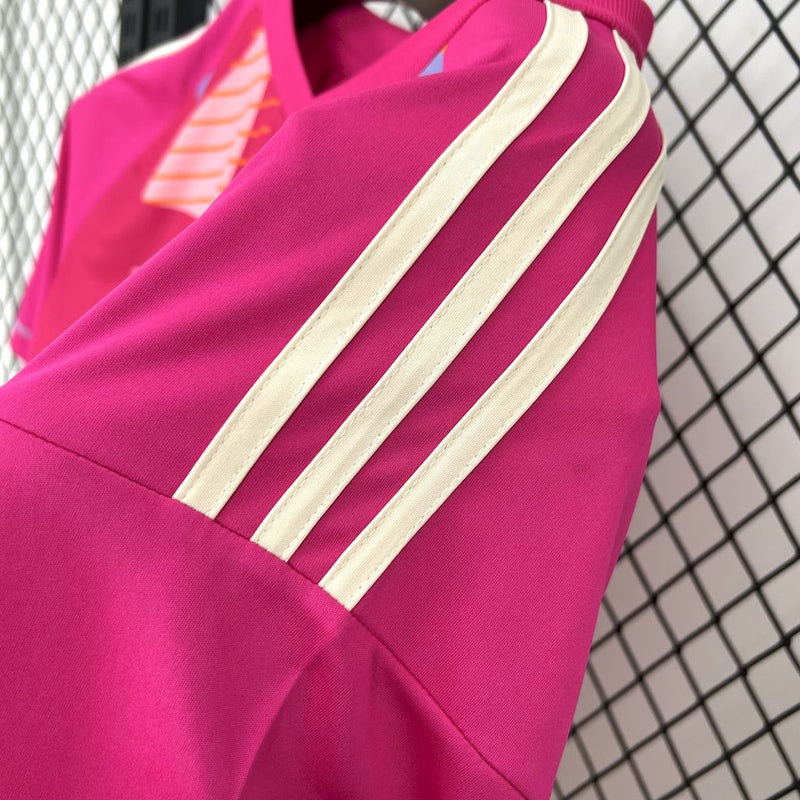 Camisa Flamengo Goleiro Rosa 25/26 - Torcedor Masculina