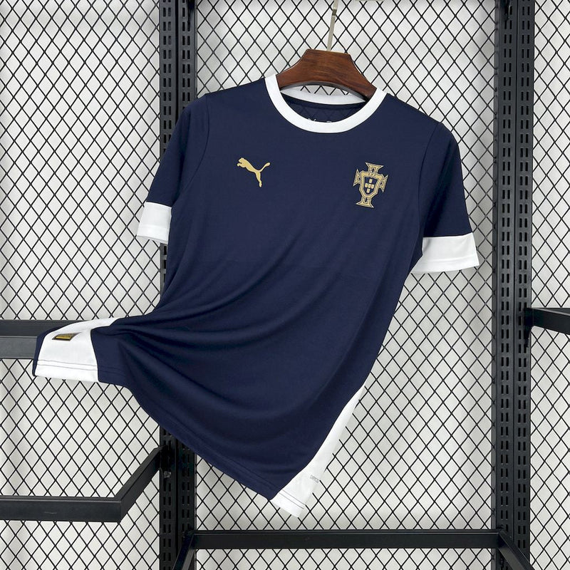 Camisa Portugal Treino Azul 25/26 - Torcedor Masculina